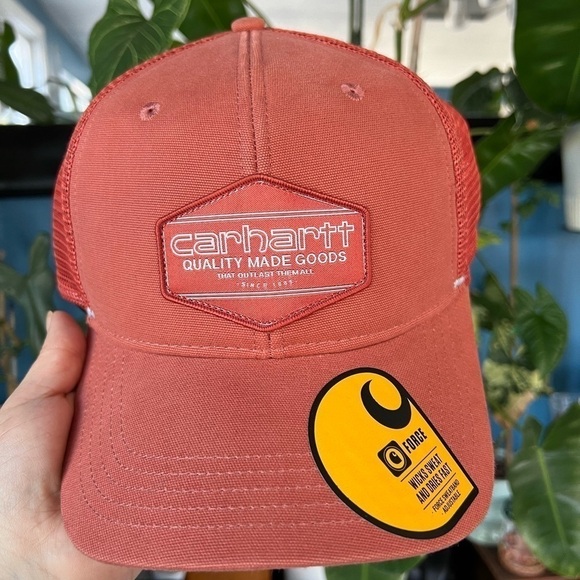 Men’s Carhartt Canvas SnapBack Mesh Cap - Picture 1 of 6